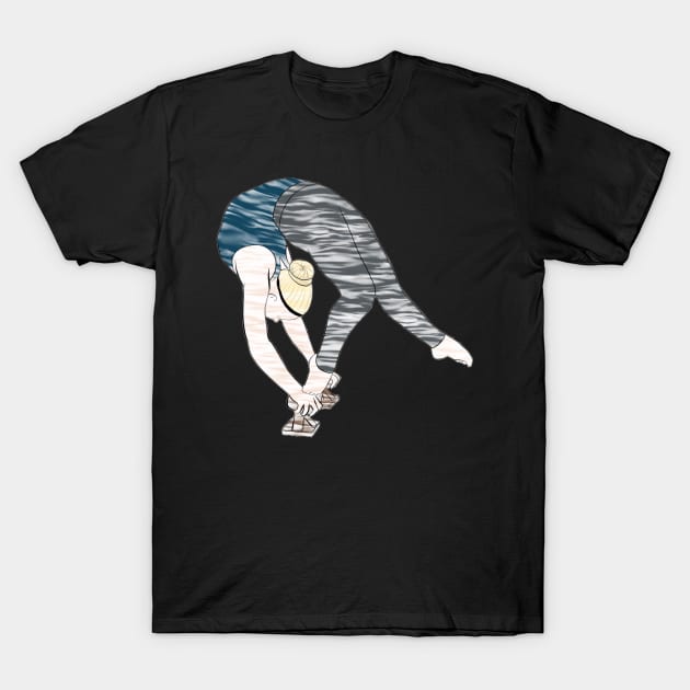 An Acrobat doing a one-leg ring T-Shirt by artsyreader